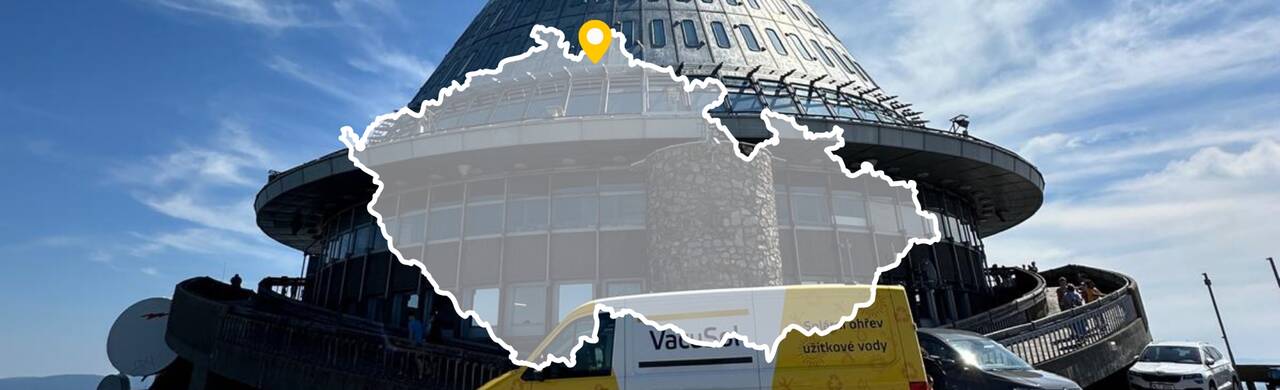 Zastávka na Ještědu, aneb VacuSol na pracovní cestě