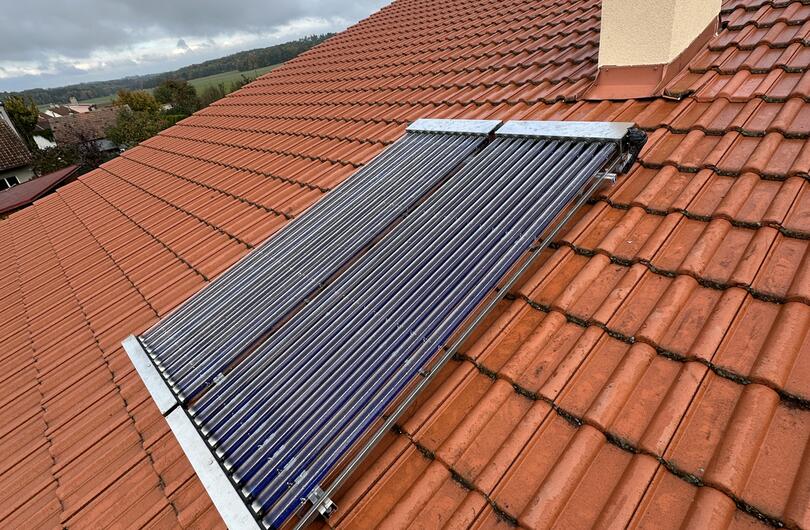 Reference: Příprava teplé vody dvěma termickými kolektory. 