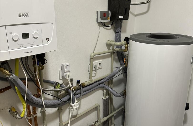 Reference: Příprava teplé vody dvěma termickými kolektory. 