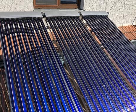 Reference Sluneční kolektory pro ohřev TUV. 