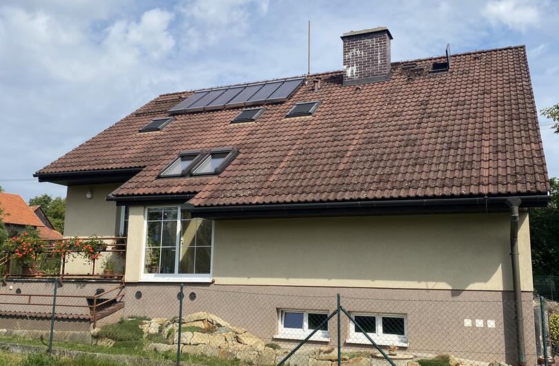 Reference: Přitápění a ohřev TUV pro rodinu v Zašové 