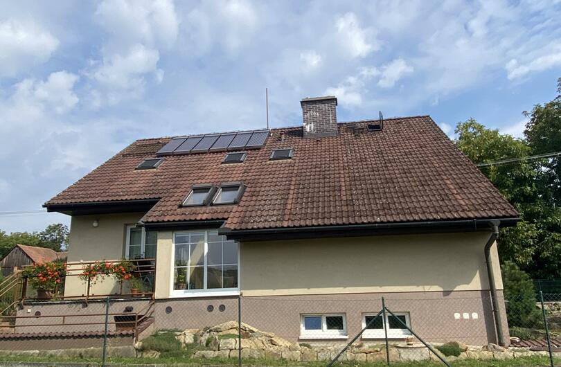 Reference: Přitápění a ohřev TUV pro rodinu v Zašové 