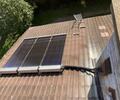 Reference: Solární sestava 3 kolektorů na střeše rodinného domu