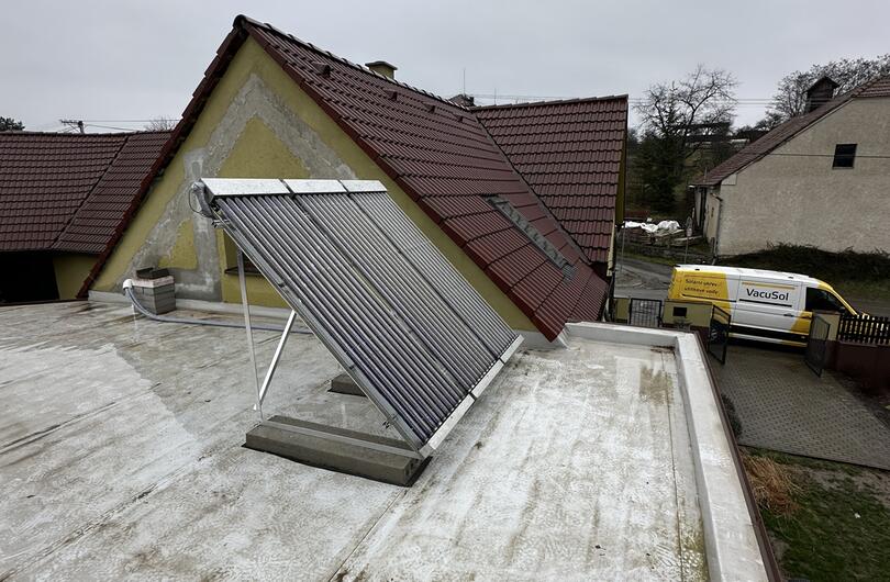 Reference: Solární ohřev teplé užitkové vody rodinného domu ve Křoví 