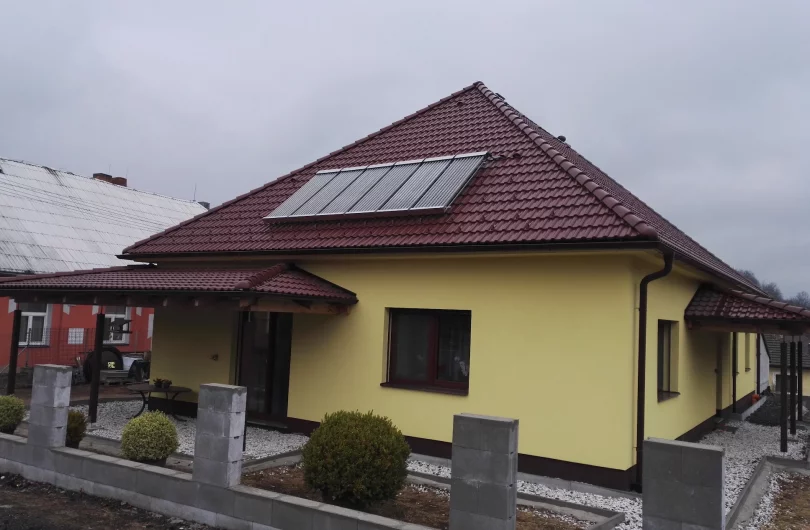Reference: Termický ohřev užitkové vody + přitápění 