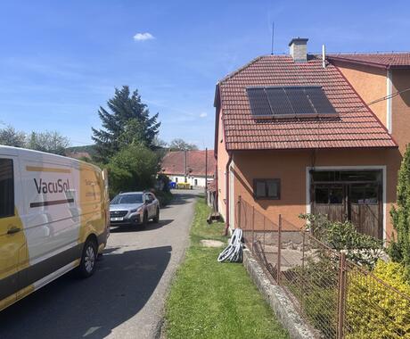 Reference Ohřev TUV + drobná dopomoc přitápění 