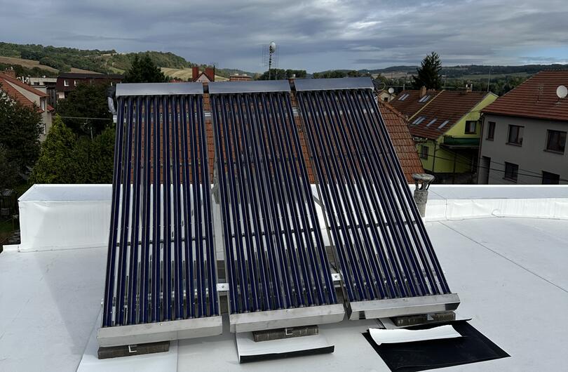 Reference: Termické kolektory pro ohřev TUV 
