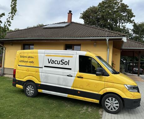 Reference Přitápění + ohřev TUV pro rodinný dům pomocí vakuových kolektorů 