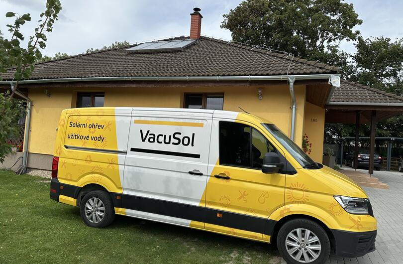 Reference: Přitápění + ohřev TUV pro rodinný dům pomocí vakuových kolektorů 